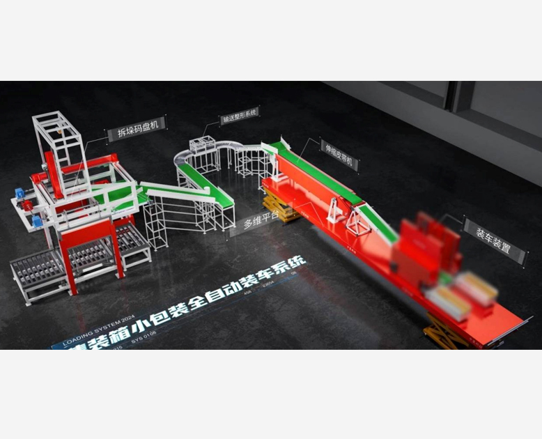 小包裝自動裝車機器人